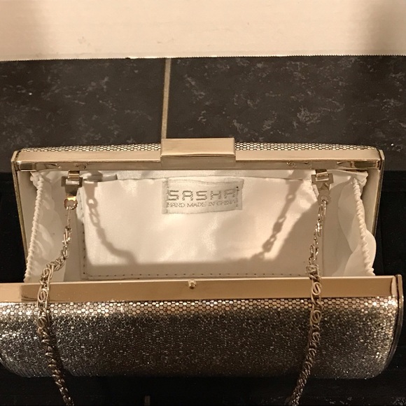 Sasha sparkly evening bag, EUC - Picture 5 of 8